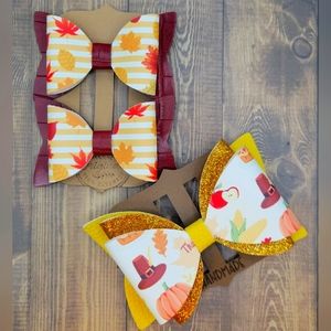 3" set and 4" hair bows